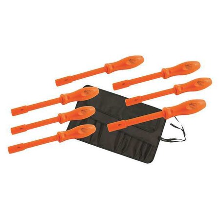 Nut Driver Set 7 Pieces SAE Hollow Ins Type USC02295 by USA C.H. Hanson Nut Driver Sets