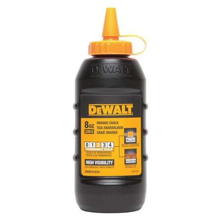 Marking Chalk High Visibility Orange by USA Dewalt Marking Chalk & Refills