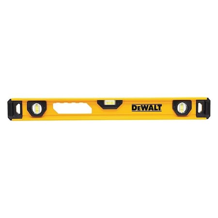 I Beam Level Aluminum 24 in. Yellow by USA Dewalt Distance Meters