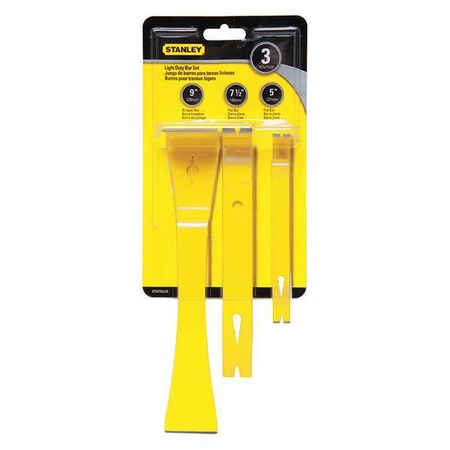 Pry Bar Pieces 3 Steel 1 1/2 In. W by USA Stanley Nail Pullers Wrecking & Pry Bars