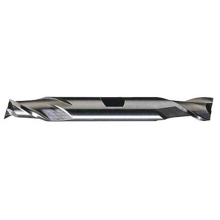 HSS End Mill 3/8 In D 9/16 In Cut L by USA Cleveland High Speed Steel End Mills