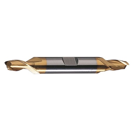 HSS End Mill 7/32 In D 21/64 In Cut L by USA Cleveland High Speed Steel End Mills