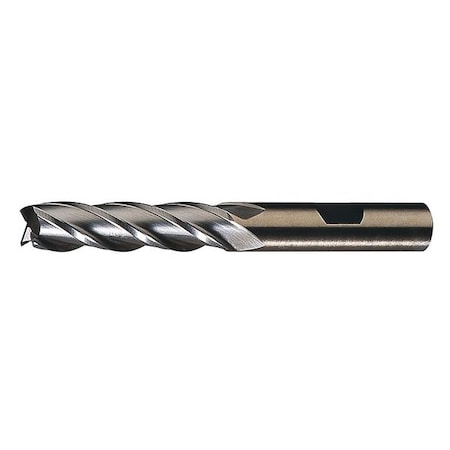 Cobalt End Mill 3/8 In D 1 1/2 In Cut L Type C42857 by USA Cleveland Cobalt End Mills