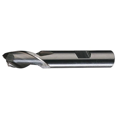 HSS End Mill 13/32 In D 1 3/4 In Cut L by USA Cleveland High Speed Steel End Mills
