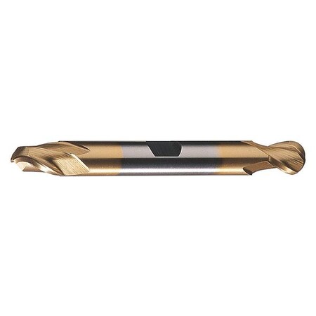 HSS End Mill 1/2 In D 1 In Cut L Type C39016 by USA Cleveland High Speed Steel End Mills