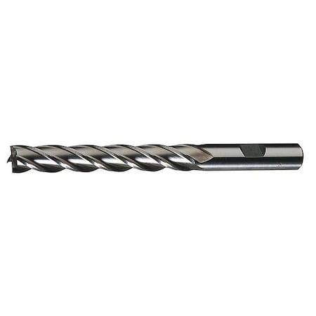 HSS End Mill 5/8 In D 4 In Cut L by USA Cleveland High Speed Steel End Mills