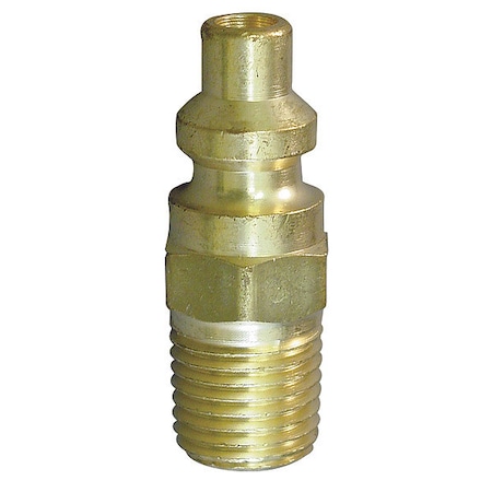 Coupler Plug UNF 1/4 Brass by USA Eaton Hansen Pneumatic Hose Quick Connect Fittings