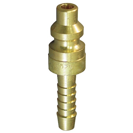 Coupler Plug Hose Barb 1/4 Brass by USA Eaton Hansen Pneumatic Hose Quick Connect Fittings
