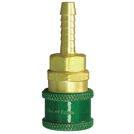 Coupler Body Hose Barb 1/4 Brass by USA Eaton Hansen Pneumatic Hose Quick Connect Fittings