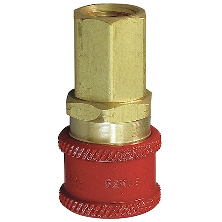 Coupler Body (F)NPT 1/4 Brass Type RD702 by USA Eaton Hansen Pneumatic Hose Quick Connect Fittings
