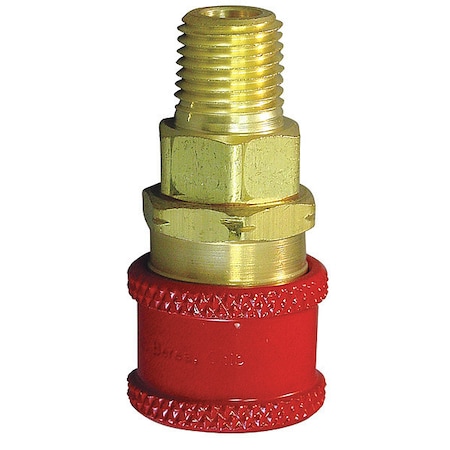 Coupler Body (F)NPT 1/4 Brass Type RD704L by USA Eaton Hansen Pneumatic Hose Quick Connect Fittings