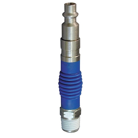 Flex Air Fitting 1/4 NPT x 3/8 In. Plug by USA Eaton Hansen Pneumatic Hose Quick Connect Fittings
