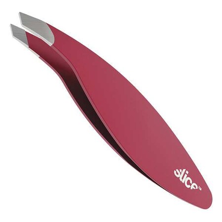 Precision Tweezers Slanted 3 1/2 in.L by USA Slice Inspection & Retrieving Tweezers