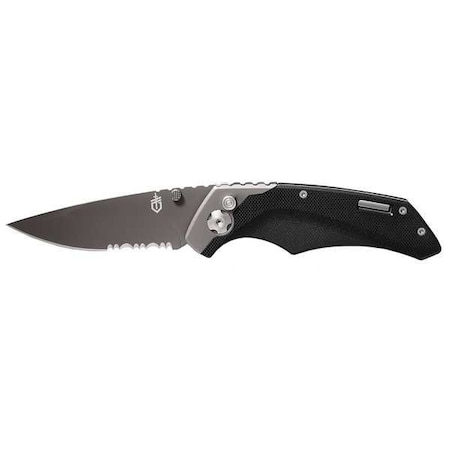 Folding Knife Drop Point 3In Black Type 31 002269 by USA Gerber Folding Knives