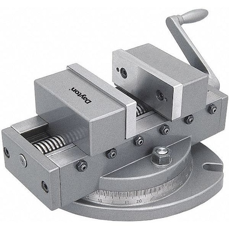 Machine Vise Swivel 5In Type 31LZ63 by USA Dayton Bench Vises