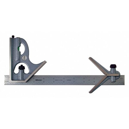 Combination Square Set 3 pcs. Cast Iron by USA Mitutoyo Combination Square Sets & Components
