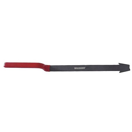 Flat Pry Bar Curved Single Tip Black by USA Westward Nail Pullers Wrecking & Pry Bars
