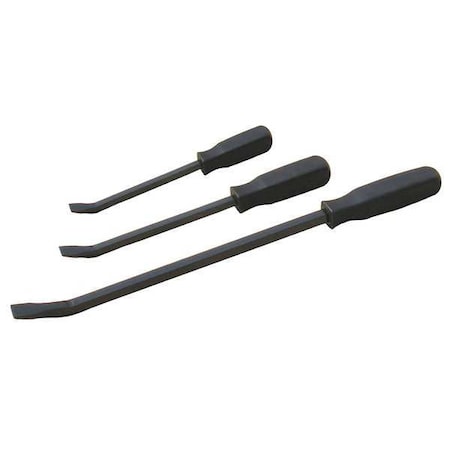 Pry Bar Curved High Carbon Steel 3pcs. Type 31MA32 by USA Westward Nail Pullers Wrecking & Pry Bars