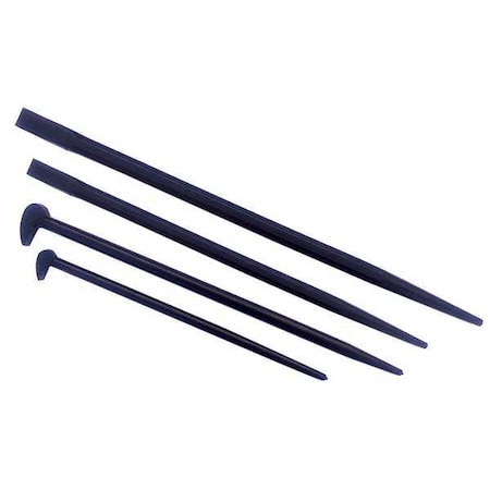 Pry Bar Curved High Carbon Steel 4 pcs. by USA Westward Nail Pullers Wrecking & Pry Bars