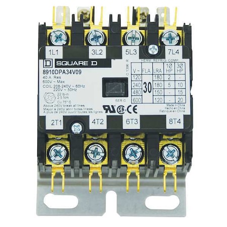 Contactor 240V 40A by Fostoria in US