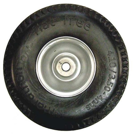 Foam Filled Flat Free Wheel by USA Rolair Air Compressor Parts