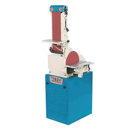Belt/Disc Sander 1 1/2HP 110V 20A by USA Baileigh Belt/Disc Sanders