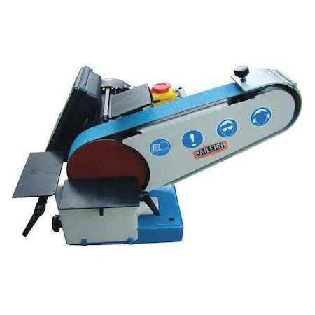 Disc Sander 1HP 110V 20A by USA Baileigh Belt/Disc Sanders