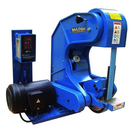 Belt Grinder 1 1/2HP 220V 15A by USA Baileigh Belt/Disc Sanders