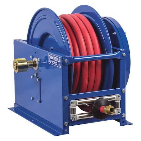 Hose Reel 3/4" FNPT 50 ft 20 1/2" H by USA Coxreels Pneumatic Spring Return Hose Reels