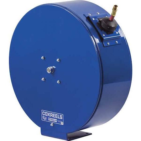 Hose Reel 1/2" ID 25 ft W/Hose Spring by USA Coxreels Pneumatic Spring Return Hose Reels