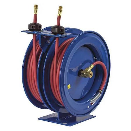 Dual Purpose Spring Rewind Hose Reel by USA Coxreels Pneumatic Spring Return Hose Reels
