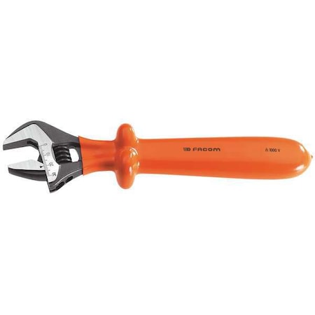 Adj. Wrench Ins. 10" 1 5/16" Cap. Chrome by USA Facom Adjustable Wrenches