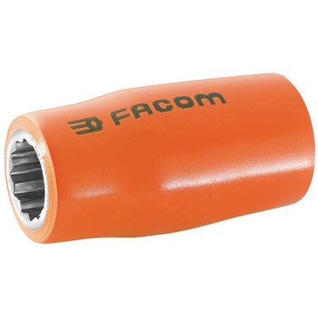 Insul Socket 1/2" Dr 8mm 12 Pt. by USA Facom Sockets