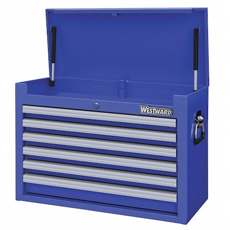 26" Top Chest 6 Drawers Blue by USA Westward Tool Chest & Side Cabinets