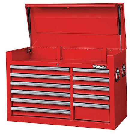 41 7/16" Top Chest 11 Drawers Red by USA Westward Tool Chest & Side Cabinets