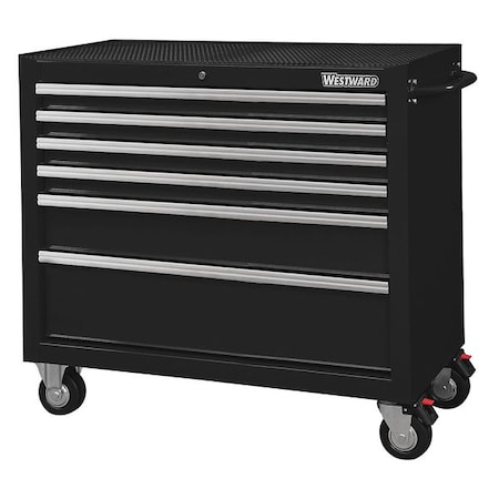 Rllng Cabint 42 in.W 18 15/16 in.D Black by USA Westward Rolling & Combination Cabinets & Carts