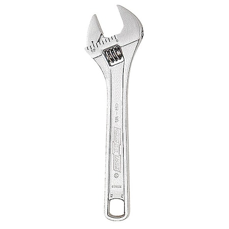 Adj. Wrench 4" 1/2" Cap. Chrome Type 804 by USA Channellock Adjustable Wrenches