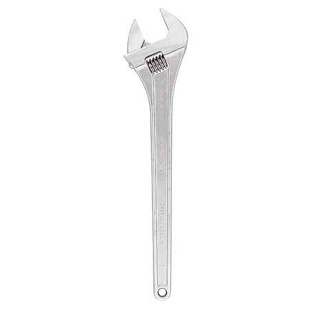 Adj. Wrench 24" 2 7/16" Cap. Chrome Type 824 by USA Channellock Adjustable Wrenches