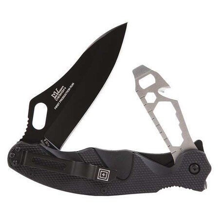 Folding Multi Blade Knife Plain Black by USA 5.11 Tactical Folding Knives