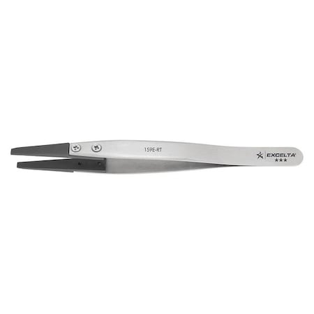 Tweezer Carbofib Str Repl 3mm Soft Point by USA Excelta Inspection & Retrieving Tweezers