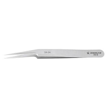 Tweezer SS Offset Taper Ultra Fine Point by USA Excelta Inspection & Retrieving Tweezers