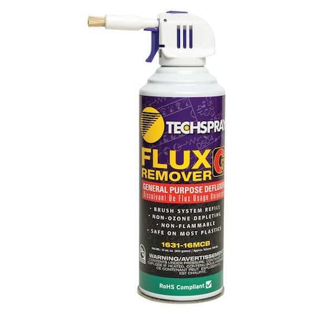 Flux Remover 16 oz. Size Aerosol Min. Qty 12 by USA Techspray Welding Flux Removers