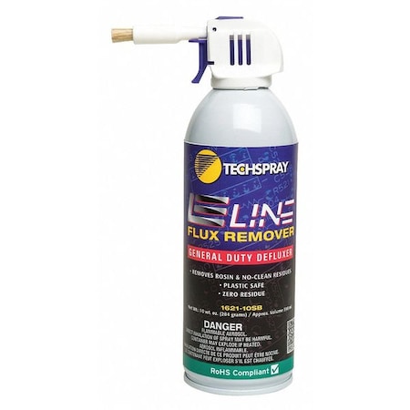 Flux Remover Aerosol 10 oz. Size by USA Techspray Welding Flux Removers