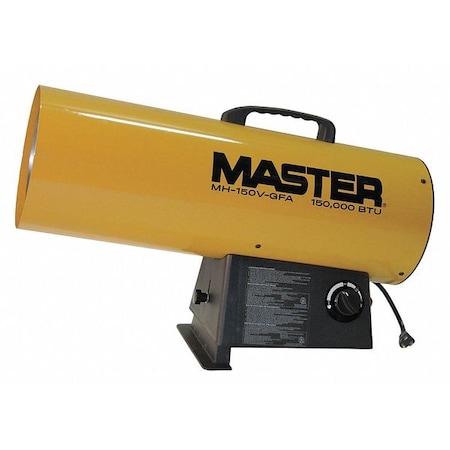 150000 BtuH Forced Air Heater LP by Master in US