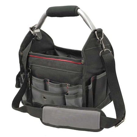 12 1/2" General Purpose Tool Tote 18 Pockets Black by USA Westward Soft Sided Tool Storage Products