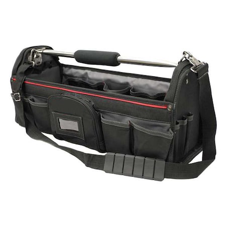 22 3/4" General Purpose Tool Tote 23 Pockets Black by USA Westward Soft Sided Tool Storage Products