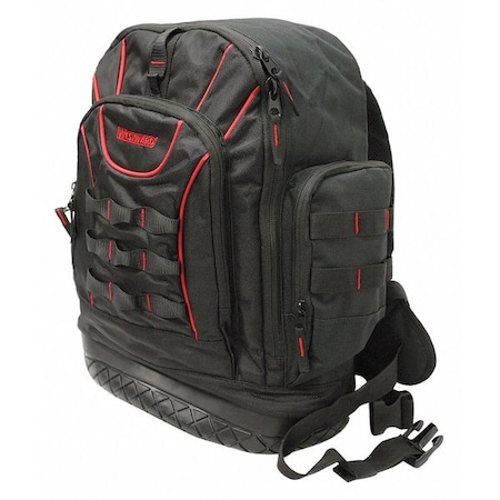 19" General Purpose Tool Backpack 22 Pockets Black by USA Westward Soft Sided Tool Storage Products