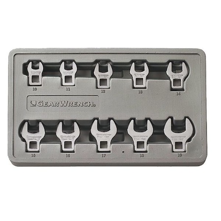 Set Wr Crft Metric 10 Pc by USA Gearwrench Combination Wrench Sets
