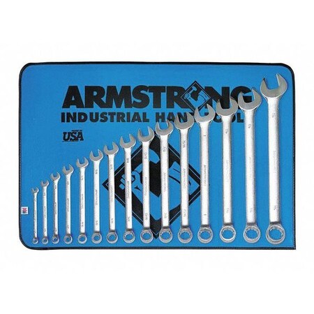 Set Wr Comb 15Pc Satin by USA Armstrong Combination Wrench Sets