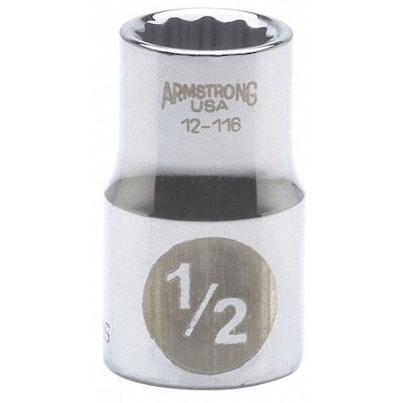 Skt 1/2Dr 12Pt 1/2 by USA Armstrong Sockets